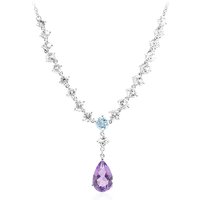 Amethyst-Silbercollier Amethyst-Silbercollier