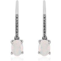 Welo-Opal-Silberohrringe Welo-Opal-Silberohrringe