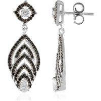 Edelstein-Silberohrringe Edelstein-Silberohrringe