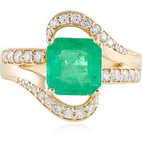 Russischer Smaragd-Goldring (AMAYANI) Russischer Smaragd-Goldring (AMAYANI)