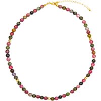 Turmalin-Silberhalskette Turmalin-Silberhalskette