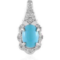 Sleeping Beauty-Türkis-Silberanhänger Sleeping Beauty-Türkis-Silberanhänger