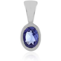 Tansanit-Silberanhänger Tansanit-Silberanhänger