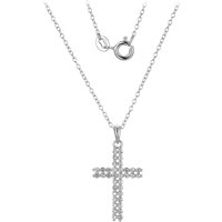 Weißer Topas-Silberhalskette Weißer Topas-Silberhalskette