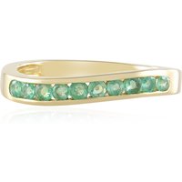 Äthiopischer Smaragd-Silberring Äthiopischer Smaragd-Silberring