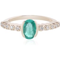 Kolumbianischer Smaragd-Goldring (AMAYANI) Kolumbianischer Smaragd-Goldring (AMAYANI)