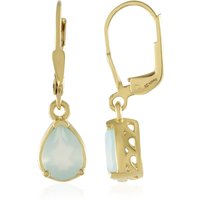 Aqua-Chalzedon-Silberohrringe Aqua-Chalzedon-Silberohrringe