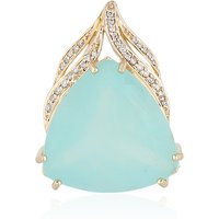 Paraiba-Opal-Goldanhänger (AMAYANI) Paraiba-Opal-Goldanhänger (AMAYANI)
