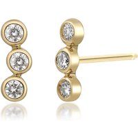 SI1 (H) Brillant-Goldohrringe SI1 (H) Brillant-Goldohrringe