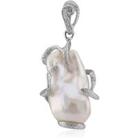 Süßwasserzuchtperlen-Silberanhänger (TPC) Süßwasserzuchtperlen-Silberanhänger (TPC)