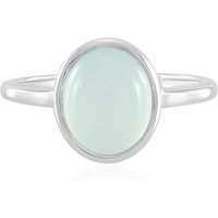 Aqua-Chalzedon-Silberring Aqua-Chalzedon-Silberring