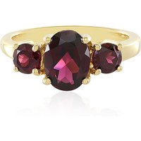 Himbeer-Rhodolith-Silberring Himbeer-Rhodolith-Silberring