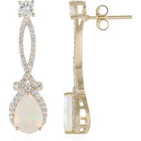 Welo-Opal-Goldohrringe (de Melo Gold) Welo-Opal-Goldohrringe (de Melo Gold)