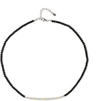 Edelstein-Silberhalskette Edelstein-Silberhalskette