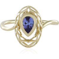 AAA-Tansanit-Goldring (Ornaments by de Melo) AAA-Tansanit-Goldring (Ornaments by de Melo)