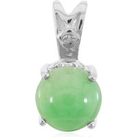 Kaiserlicher Chrysopras-Silberanhänger Kaiserlicher Chrysopras-Silberanhänger