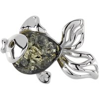 Grüner Baltischer Bernstein-Silberanhänger (dagen) Grüner Baltischer Bernstein-Silberanhänger (dagen)