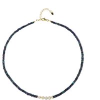 Opal-Silberhalskette Opal-Silberhalskette