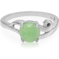 Kaiserlicher Chrysopras-Silberring Kaiserlicher Chrysopras-Silberring