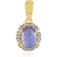 Tansanit-Silberanhänger Tansanit-Silberanhänger