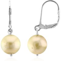 Goldene Kabira-Südseeperlen-Silberohrringe (TPC) Goldene Kabira-Südseeperlen-Silberohrringe (TPC)