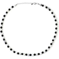 Edelstein-Silberhalskette Edelstein-Silberhalskette