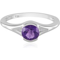 Sibirischer Amethyst-Silberring Sibirischer Amethyst-Silberring