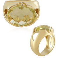 Limonen-Quarz-Silberring Limonen-Quarz-Silberring