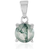 Moosachat-Silberanhänger Moosachat-Silberanhänger