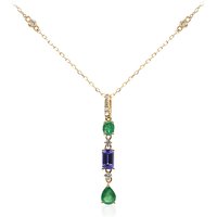 Edelstein-Goldhalskette (CIRARI) Edelstein-Goldhalskette (CIRARI)