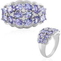 Tansanit-Silberring Tansanit-Silberring