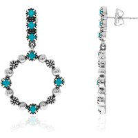 Türkis-Silberohrringe (Desert Chic) Türkis-Silberohrringe (Desert Chic)