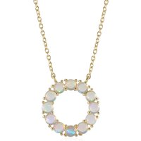 Welo-Opal-Silbercollier Welo-Opal-Silbercollier