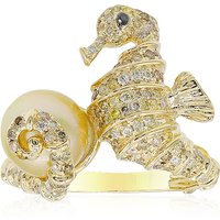 Goldene Südseeperlen-Goldring (Smithsonian) Goldene Südseeperlen-Goldring (Smithsonian)