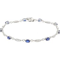 Blauer Ceylon-Saphir-Goldarmband (CIRARI) Blauer Ceylon-Saphir-Goldarmband (CIRARI)
