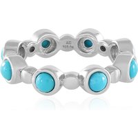 Sleeping Beauty-Türkis-Silberring Sleeping Beauty-Türkis-Silberring