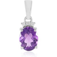 Marokkanischer Amethyst-Silberanhänger Marokkanischer Amethyst-Silberanhänger