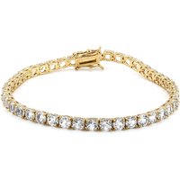 Weißer Topas-Silberarmband Weißer Topas-Silberarmband