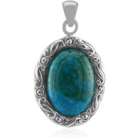 Chrysokoll-Silberanhänger (Art of Nature) Chrysokoll-Silberanhänger (Art of Nature)