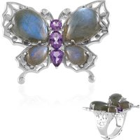 Labradorit-Silberring (Dallas Prince Designs) Labradorit-Silberring (Dallas Prince Designs)