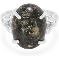 Leoparden-Opal-Silberring Leoparden-Opal-Silberring