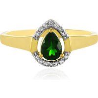 Russischer Diopsid-Silberring Russischer Diopsid-Silberring