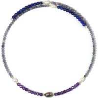 Edelstein-Stahlhalsreif (Riya) Edelstein-Stahlhalsreif (Riya)