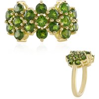 Russischer Diopsid-Silberring Russischer Diopsid-Silberring