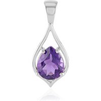 Sibirischer Amethyst-Silberanhänger Sibirischer Amethyst-Silberanhänger