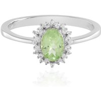 Merelani-Mint-Granat-Silberring Merelani-Mint-Granat-Silberring