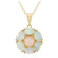 Edelstein-Silberhalskette Edelstein-Silberhalskette