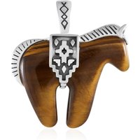 Tigerauge-Silberanhänger (Desert Chic) Tigerauge-Silberanhänger (Desert Chic)