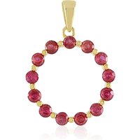 Madagaskar-Rubin-Silberanhänger Madagaskar-Rubin-Silberanhänger