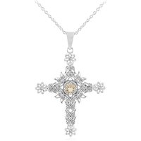 Citrin-Silberhalskette Citrin-Silberhalskette